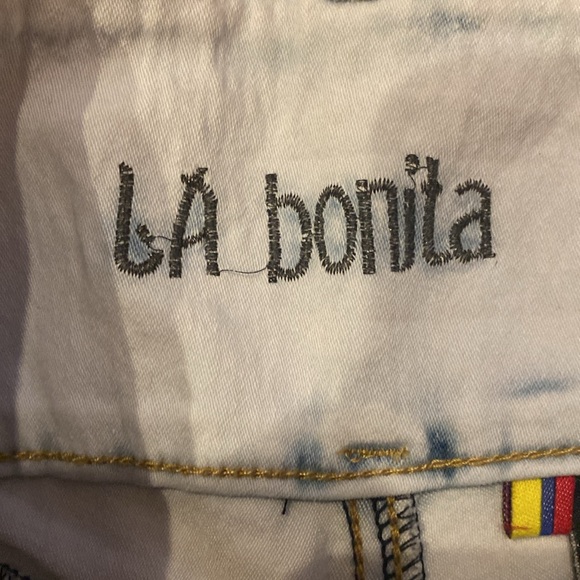 - La Bonita triple button stretch skinny faded jeans size 11 (e) - Picture 6 of 10